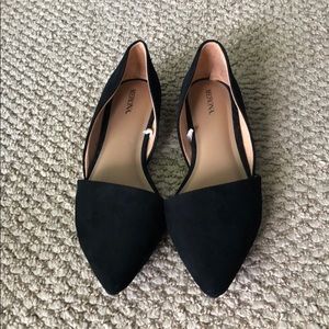 Black Merona Flats